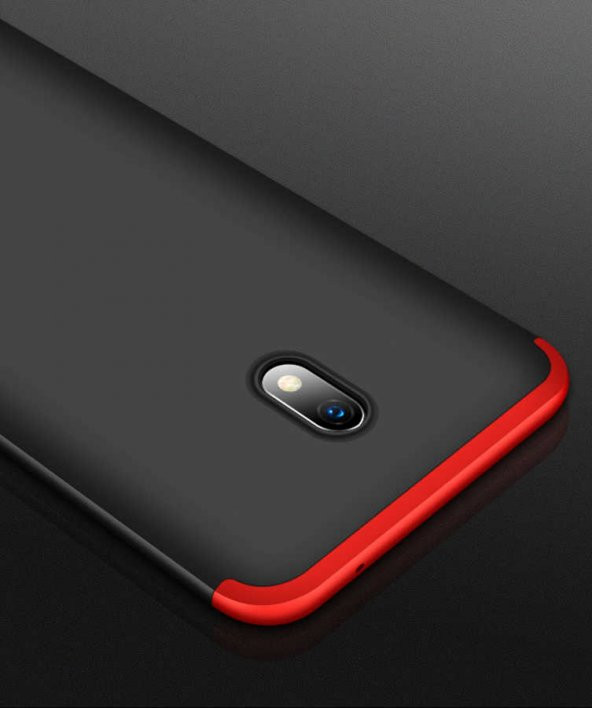 Xiaomi Redmi 8A Kılıf Zore Tam Koruma 3 Parça Ays Kapak - 9
