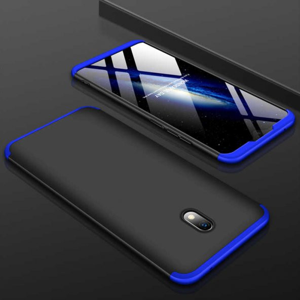 Xiaomi Redmi 8A Kılıf Zore Tam Koruma 3 Parça Ays Kapak - 11