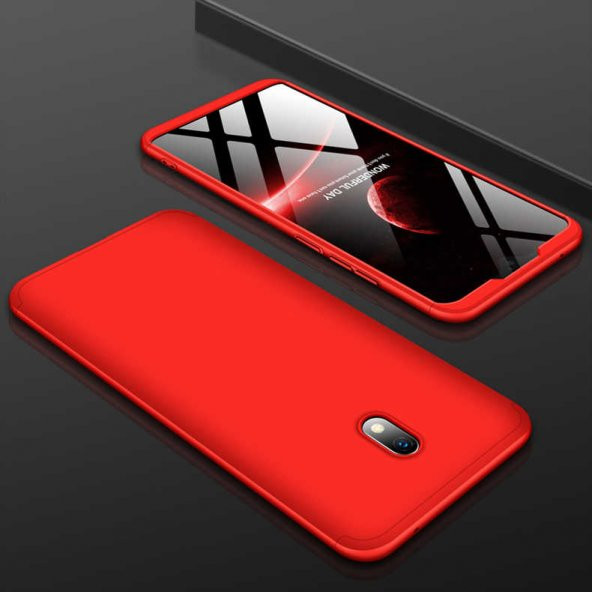 Xiaomi Redmi 8A Kılıf Zore Tam Koruma 3 Parça Ays Kapak - 12