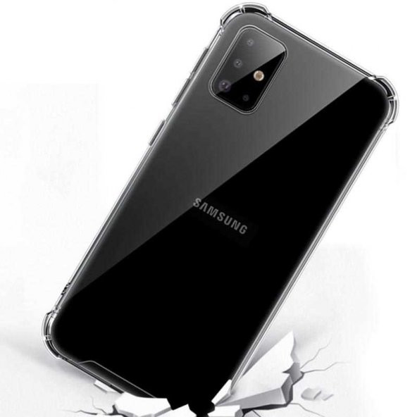 Galaxy S20 Kılıf Zore Nitro Anti Shock Şeffaf Silikon Kapak - 2