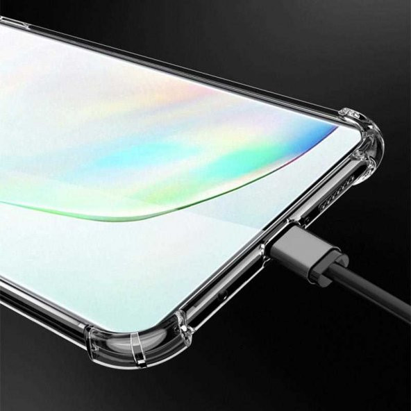 Galaxy S20 Kılıf Zore Nitro Anti Shock Şeffaf Silikon Kapak - 8