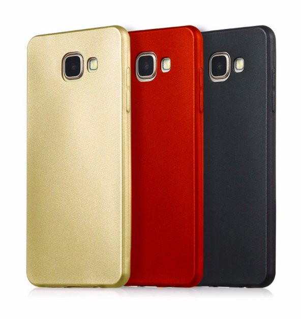 Samsung Galaxy A5 2016 Kılıf Mat Silikon Kılıf Simple Case