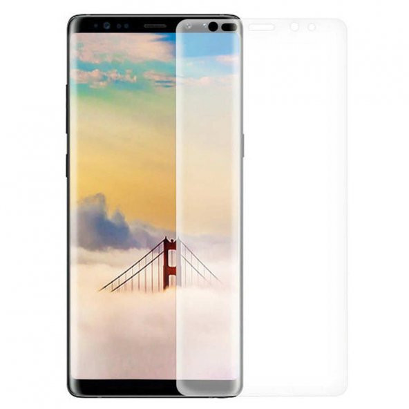 Samsung Galaxy Note 8 Tam Kapatan Ekran Koruyucu + Şeffaf Kılıf - 2
