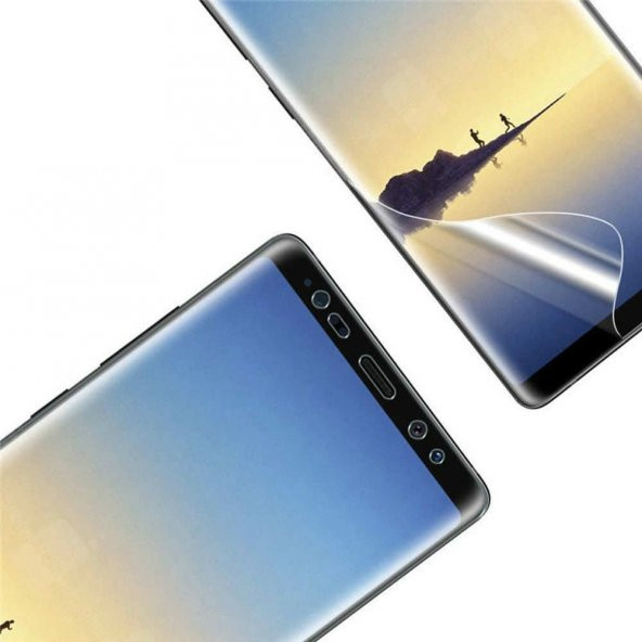 Samsung Galaxy Note 8 Tam Kapatan Ekran Koruyucu + Şeffaf Kılıf - 3