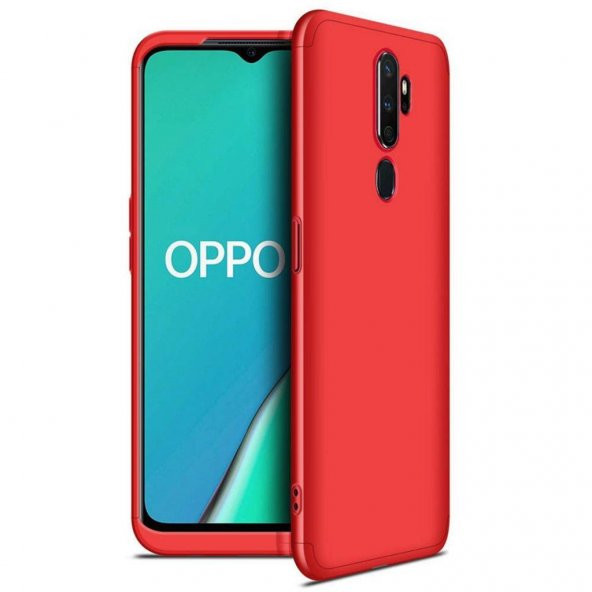 Oppo A5 2020 Kılıf Zore Tam Koruma 3 Parça Ays Kapak - 6