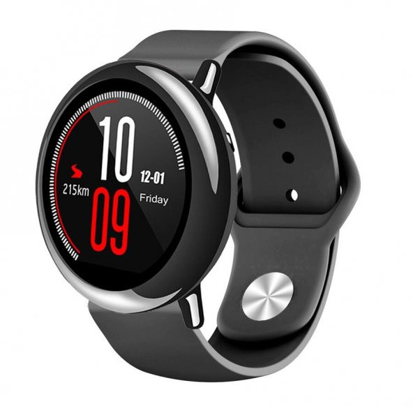 Amazfit Pace Uyumlu Silikon Kordon Kayış 22mm KRD-11 - 7