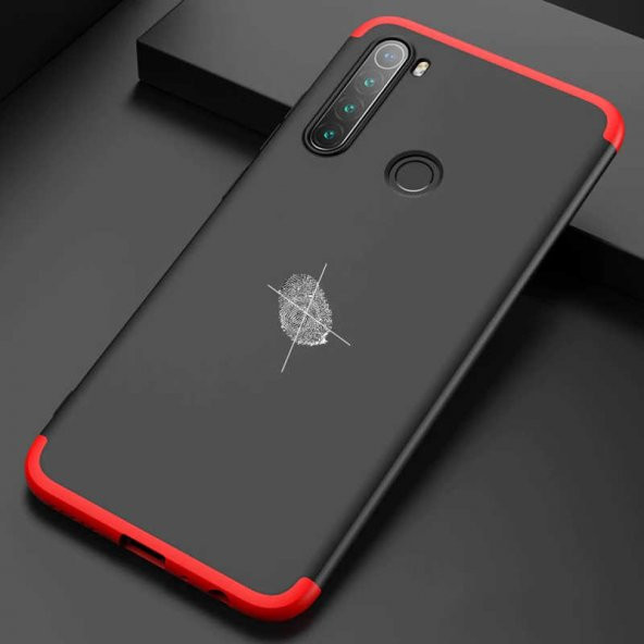Xiaomi Redmi Note 8 Kılıf Zore Tam Koruma 3 Parça Ays Kapak - 2