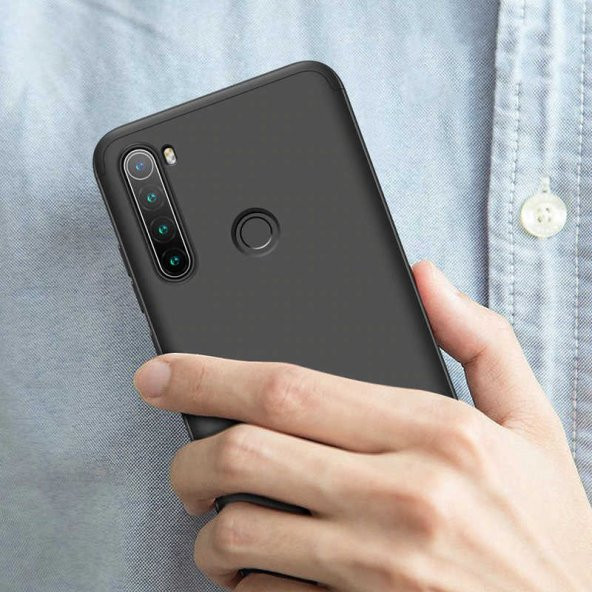 Xiaomi Redmi Note 8 Kılıf Zore Tam Koruma 3 Parça Ays Kapak - 3