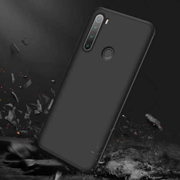 Xiaomi Redmi Note 8 Kılıf Zore Tam Koruma 3 Parça Ays Kapak - 4