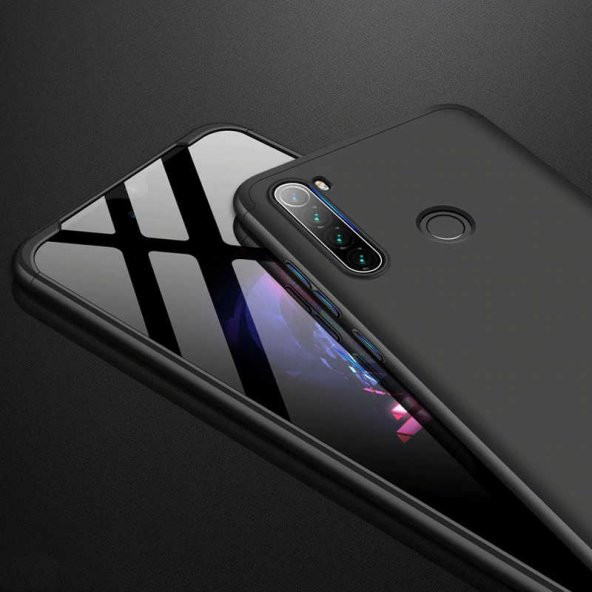 Xiaomi Redmi Note 8 Kılıf Zore Tam Koruma 3 Parça Ays Kapak - 5