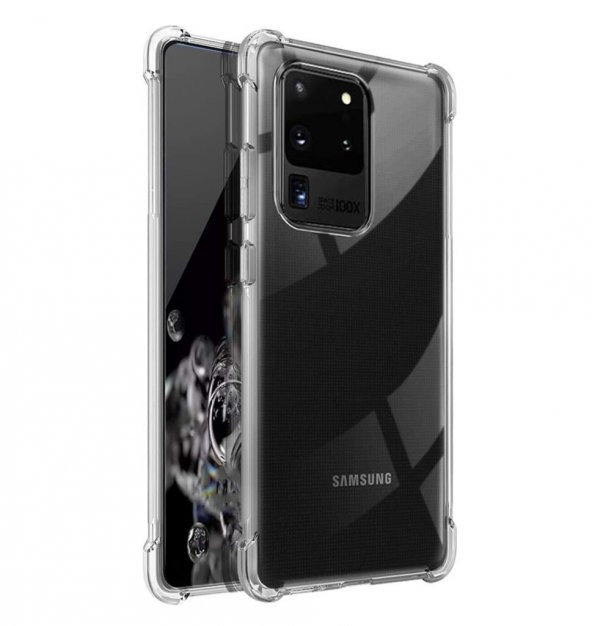 Galaxy S20 Ultra Kılıf Zore Nitro Anti Shock Silikon Kapak
