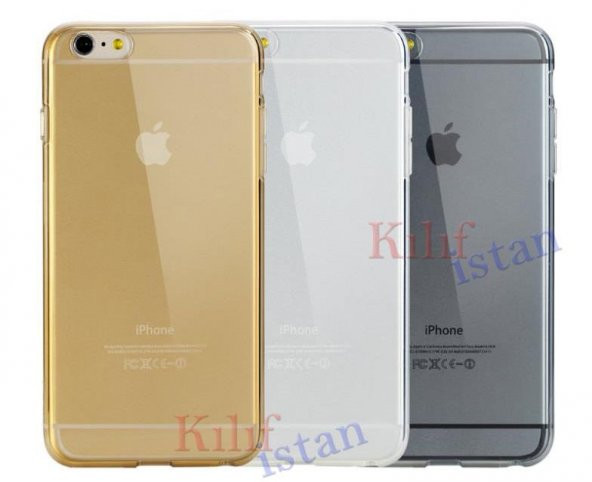 iPhone 6 6S 4.7 İnce şeffaf Silikon Kılıf + Esnek Nano Cam - 2