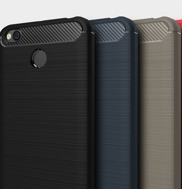 Xiaomi Redmi Note 5A Prime Kılıf Karbon Silikon Kapak + Nano Cam