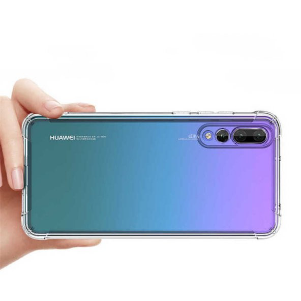 Huawei Y9 Prime 2019 Kılıf Zore Anti Shock Kenar Korumalı Silikon Kapak - 4