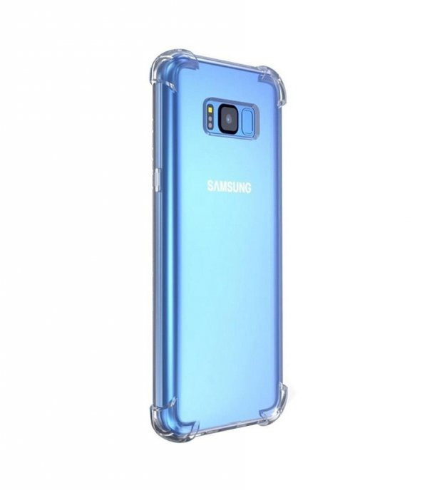 Galaxy S8 Plus Kılıf Zore Nitro Anti Shock Şeffaf Silikon - 6