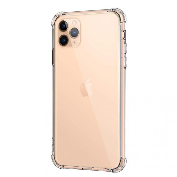 iPhone 11 Pro Max Kılıf Zore Nitro Anti Shock Şeffaf Silikon - 5
