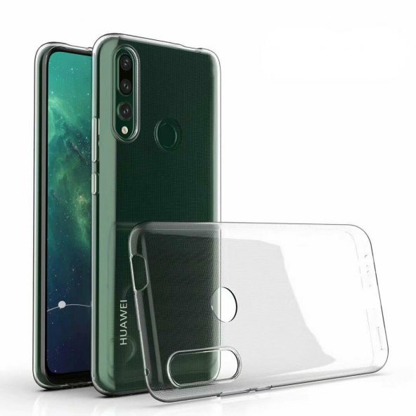 Huawei Y9 Prime 2019 Kılıf Silikon Kamera Koruma + 6D Nano Cam - 4