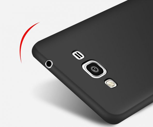 Samsung Galaxy J7 Core Kılıf Mat Silikon Kılıf + Kırılmaz Cam - 4
