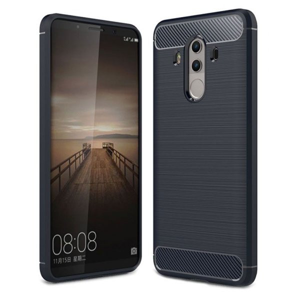 Huawei Mate 10 Pro Kılıf Karbon Silikon Kapak Kılıf + Nano Cam - 4
