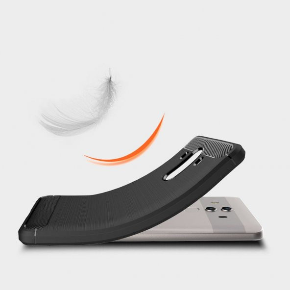 Huawei Mate 10 Pro Kılıf Karbon Silikon Kapak Kılıf + Nano Cam - 6