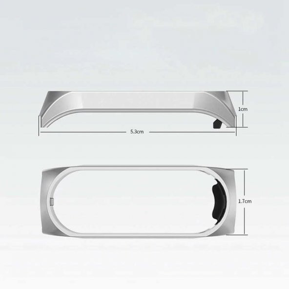Xiaomi Mi Band 3 Mi Band 4 Uyumlu Kaliteli Metal Hasır Kordon - 3