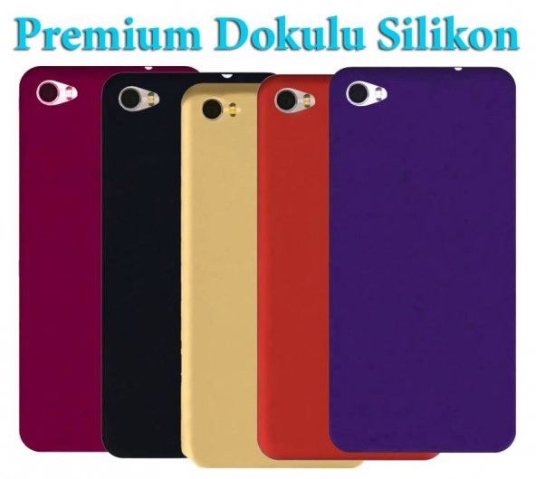 Vestel Venüs Z10 Kılıf Premium Mat Silikon Kılıf Slim Fit + Cam