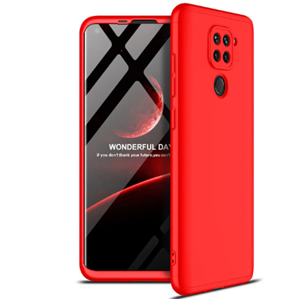 Xiaomi Redmi Note 9 Kılıf Zore 3 Parça Sert Ays Kapak - 3