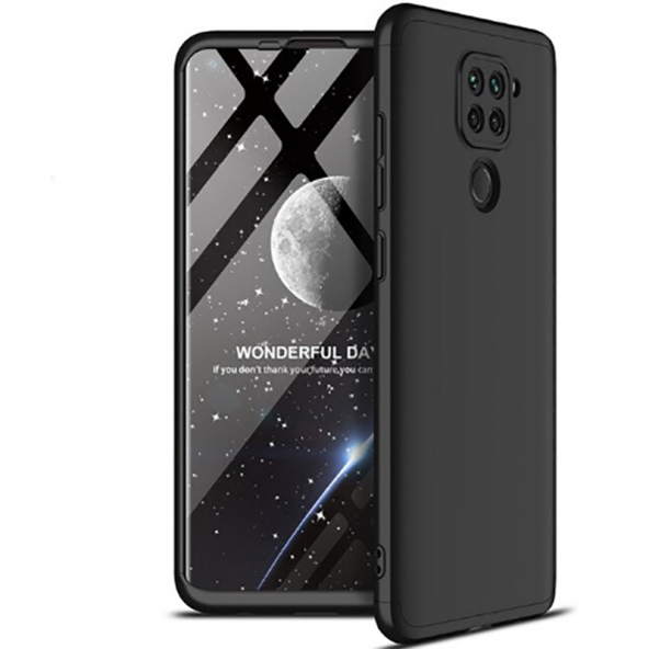 Xiaomi Redmi Note 9 Kılıf Zore 3 Parça Sert Ays Kapak - 6