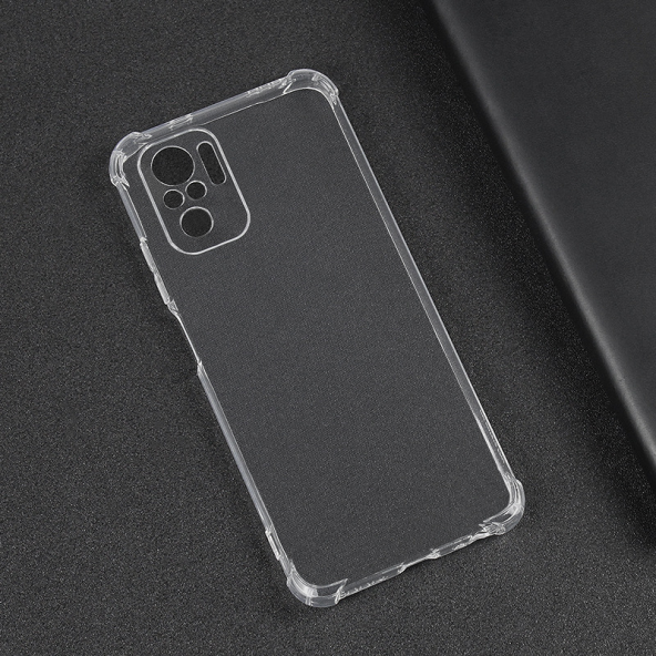 Xiaomi Redmi Note 10 Kılıf Kenar ve Kamera Korumalı Nitro Anti Shock Silikon - 5