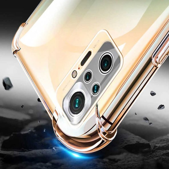 Xiaomi Redmi Note 10 Kılıf Kenar ve Kamera Korumalı Nitro Anti Shock Silikon - 9