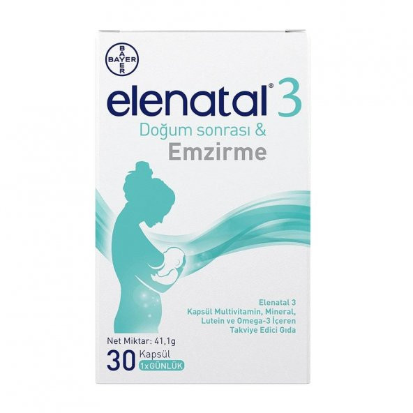 Elenatal 3 - 30 Kapsül