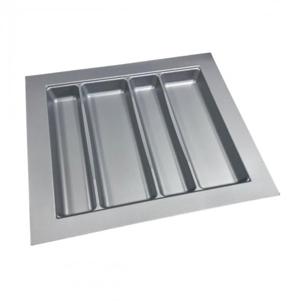 Çekmece İçi Kaşıklık ve Kepçelik 2 li Set 55 x 49 cm Gri - 4