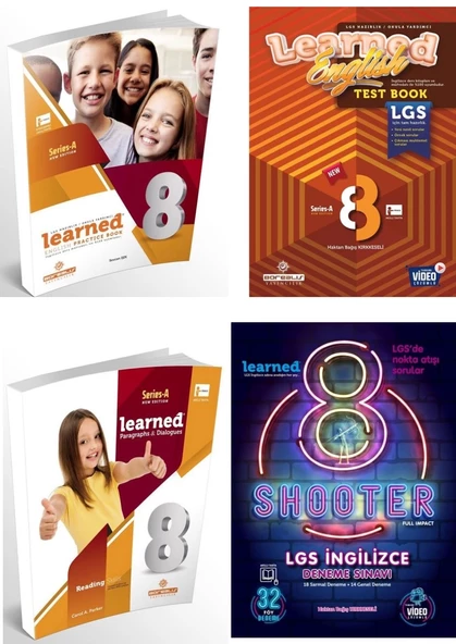 Borealis Learned 8. Sınıf İngilizce Konu Soru Deneme Seti 4 Kitap