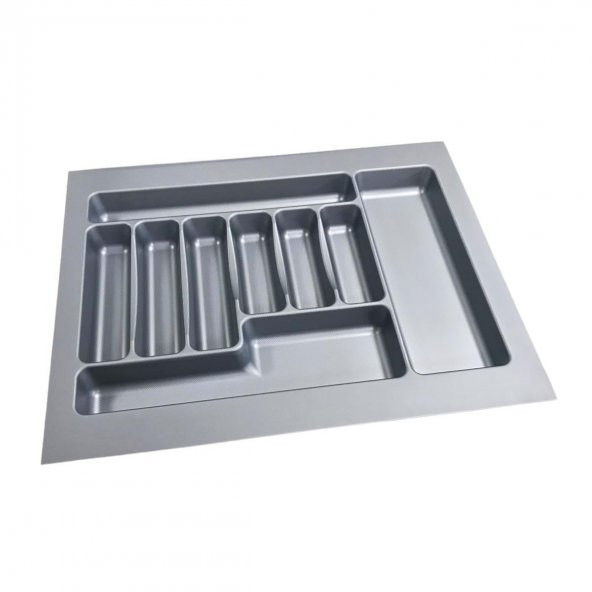 Çekmece İçi Kaşıklık ve Kepçelik 2 li Set 62 x 49 cm Gri - 4