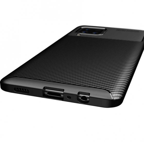 Galaxy A12 Kılıf Zore Negro Silikon Kapak - 7