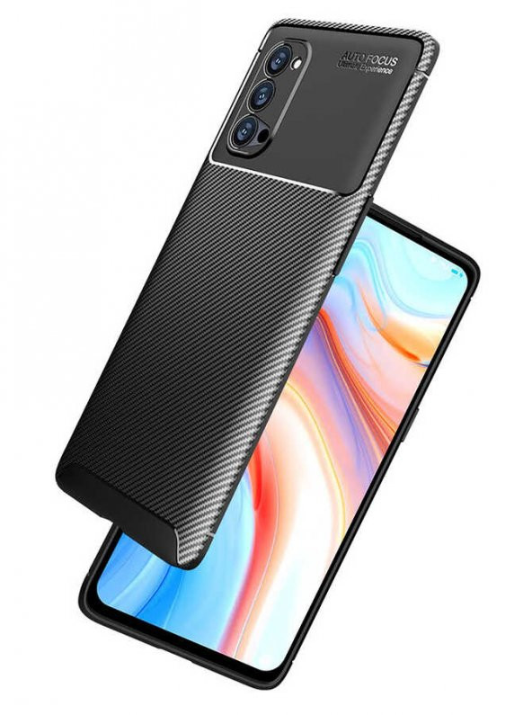 Oppo Reno 4 Pro 5G Kılıf Zore Negro Silikon Kapak - 5