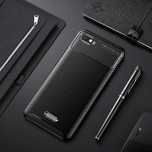 Xiaomi Redmi 6A Kılıf Zore Negro Silikon Kapak - 9