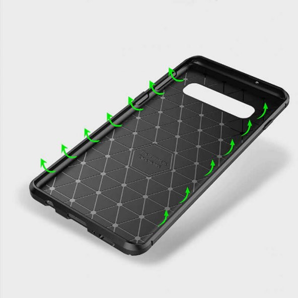 Samsung Galaxy S10E Kılıf Zore Negro Silikon Kapak - 8