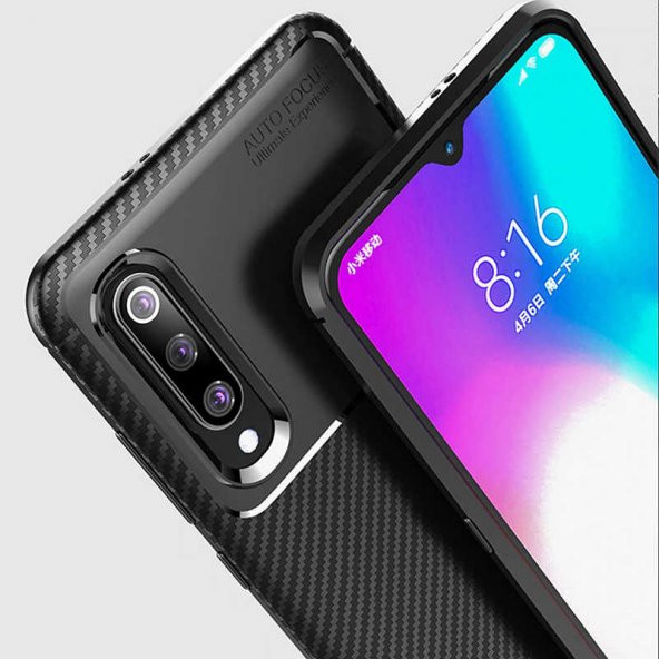 Xiaomi Mi 9 Lite Kılıf Zore Negro Silikon Kapak - 6