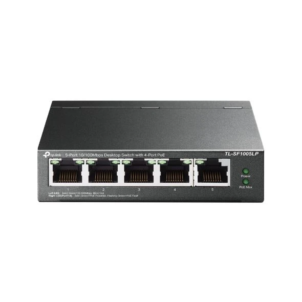 Tp FestaTL-SF1005LP 4 1W 5FE PoE Switch,4'ü PoE,25 ,250m (3yıl üretici garantili) ürün görseli 1