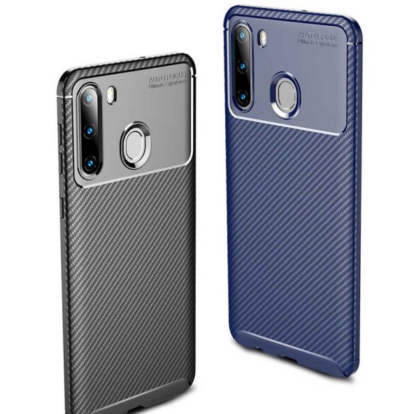 Galaxy A21 Kılıf Zore Negro Silikon Kapak - 9