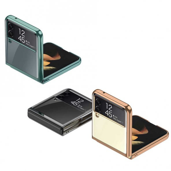 Samsung Galaxy Z Flip 3 Kılıf Zore Kıpta Kapak - 2
