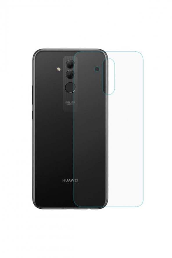 Huawei Mate 20 Lite Uyumlu Beyaz Arka Koruyucu