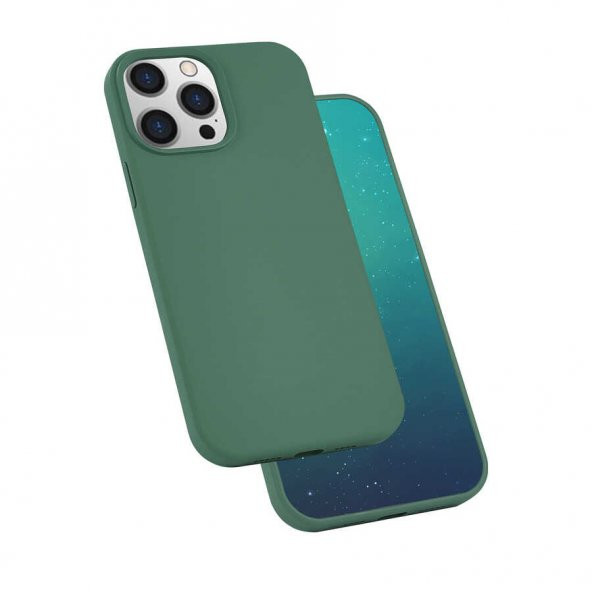Apple iPhone 13 Pro Max Kılıf Zore Silk Silikon - 7