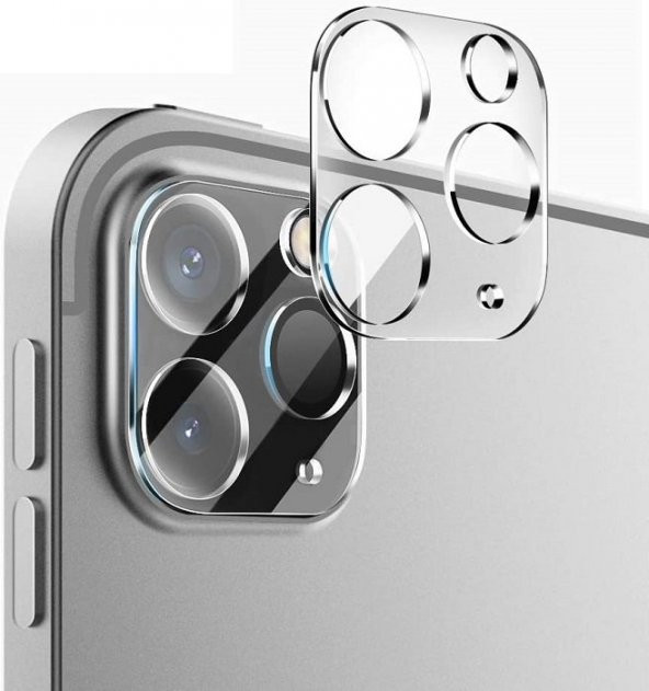 Apple iPad Pro 12.9 inç 2021 5.Nesil M1 İşlemcili Kamera Lens Koruyucu