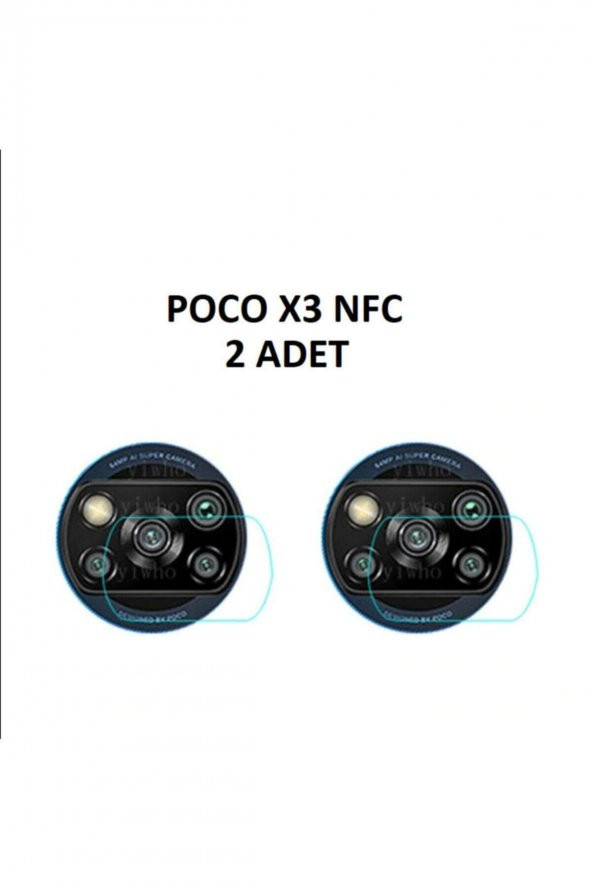 Xiaomi Poco X3 Kamera Koruyucu Nano Cam