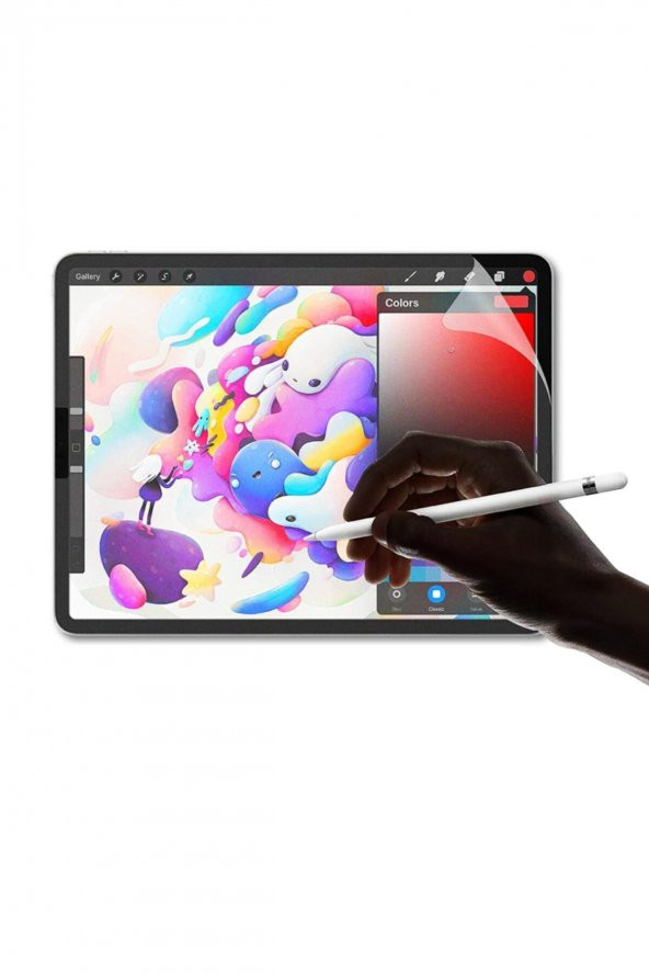 Ipad Pro 10.5 Inch Ekran Koruyucu Paper Like Pencil Destekli Film Kağıt Hissi Stylus Kalemle Uyumlu