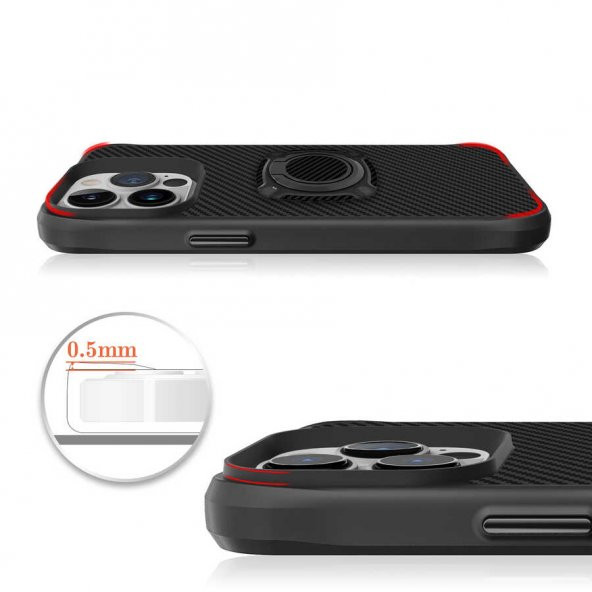 Apple iPhone 13 Pro Max Kılıf Zore Timo Kapak - 5