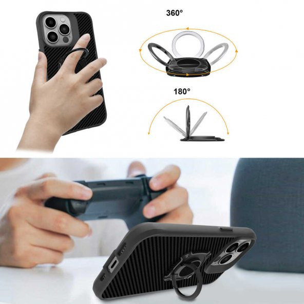 Apple iPhone 13 Pro Max Kılıf Zore Timo Kapak - 6