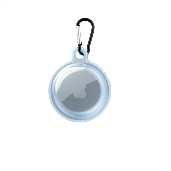 Apple Airtag Askılı Mavi Koruma Anahtarlık Kılıfı